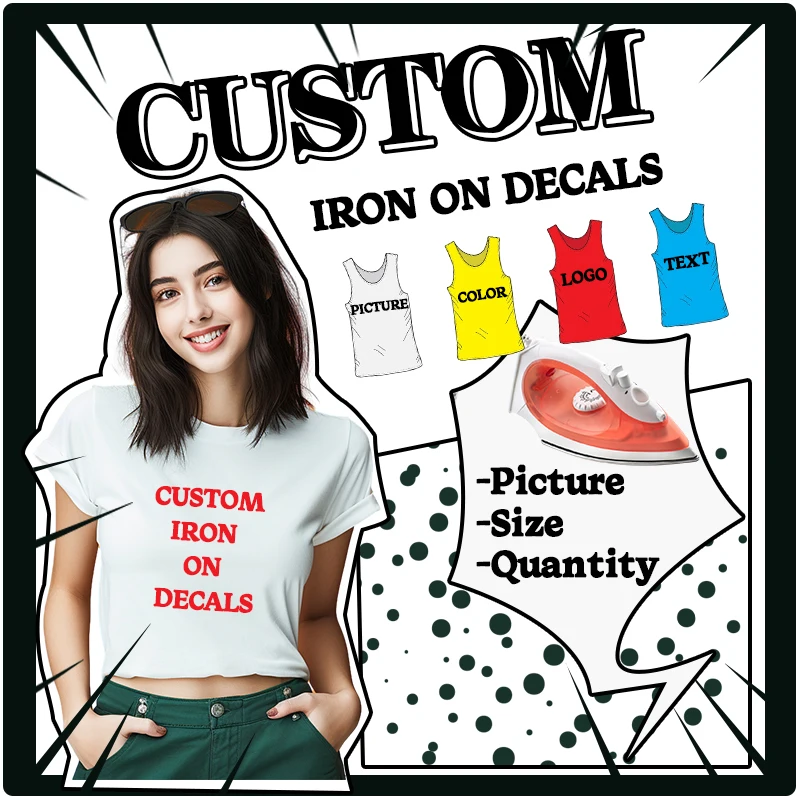 Women Fashion Brand Logo - 50개 맞춤형 열전사 스티커 배지 맞춤형