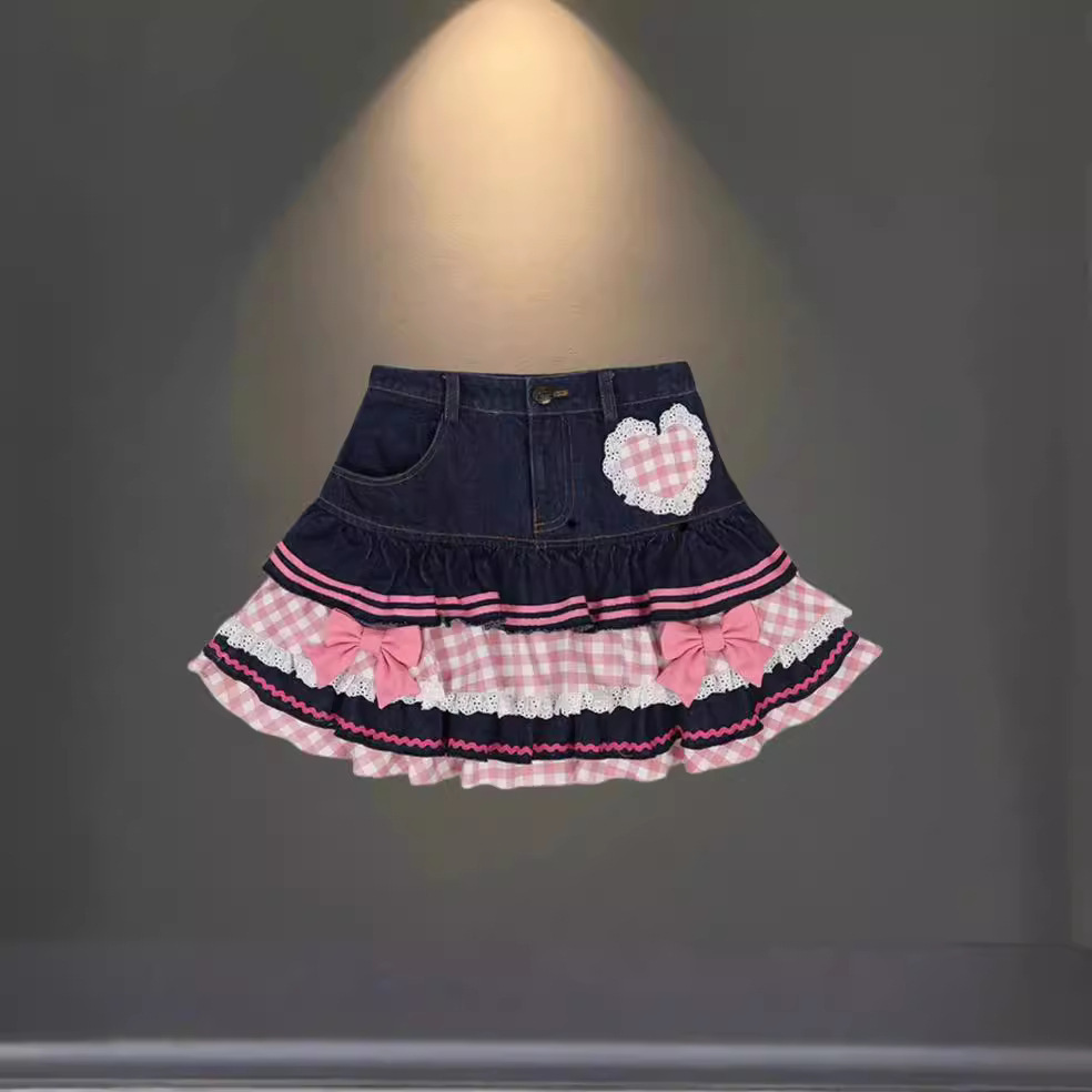 Pleated Skirt Women - 여성용 2026 신상 여름 핑크 프리미엄