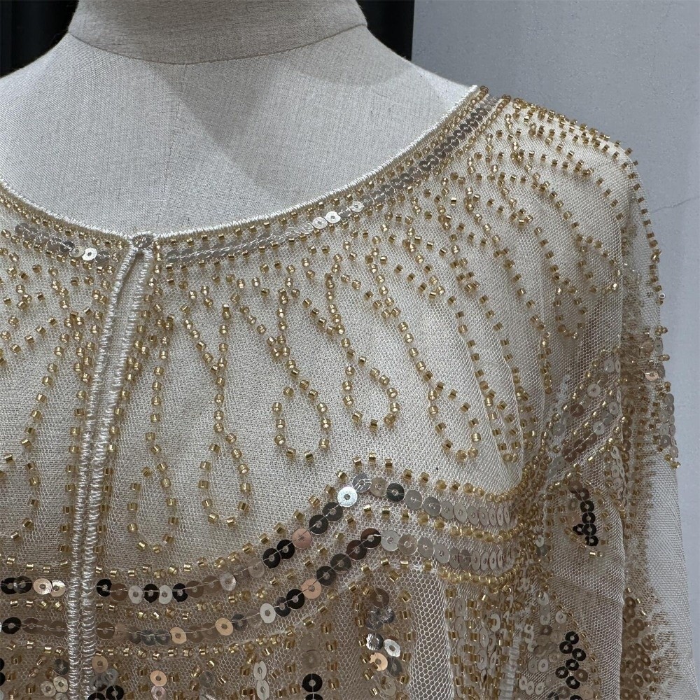 Women'S Fashion Of The 1920S - 1920년대 플래퍼 숄 꽃무늬 자수 드레스