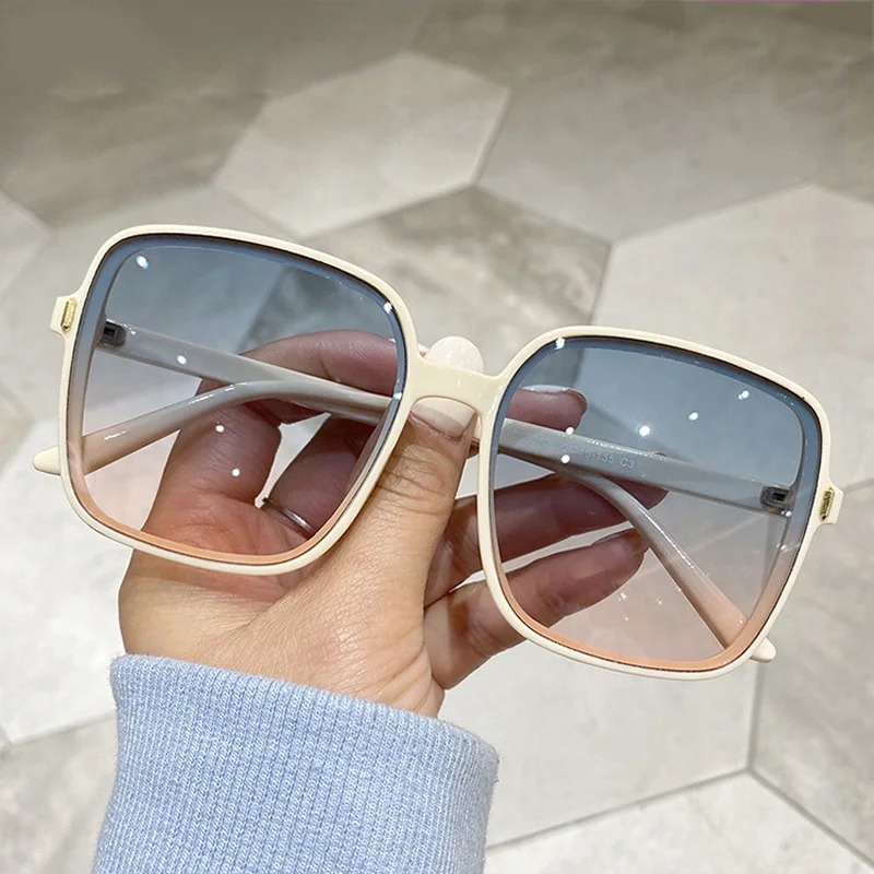Women'S Fashion Reading Glasses - 빈티지 오버사이즈 사각 선글라스 여성 패션