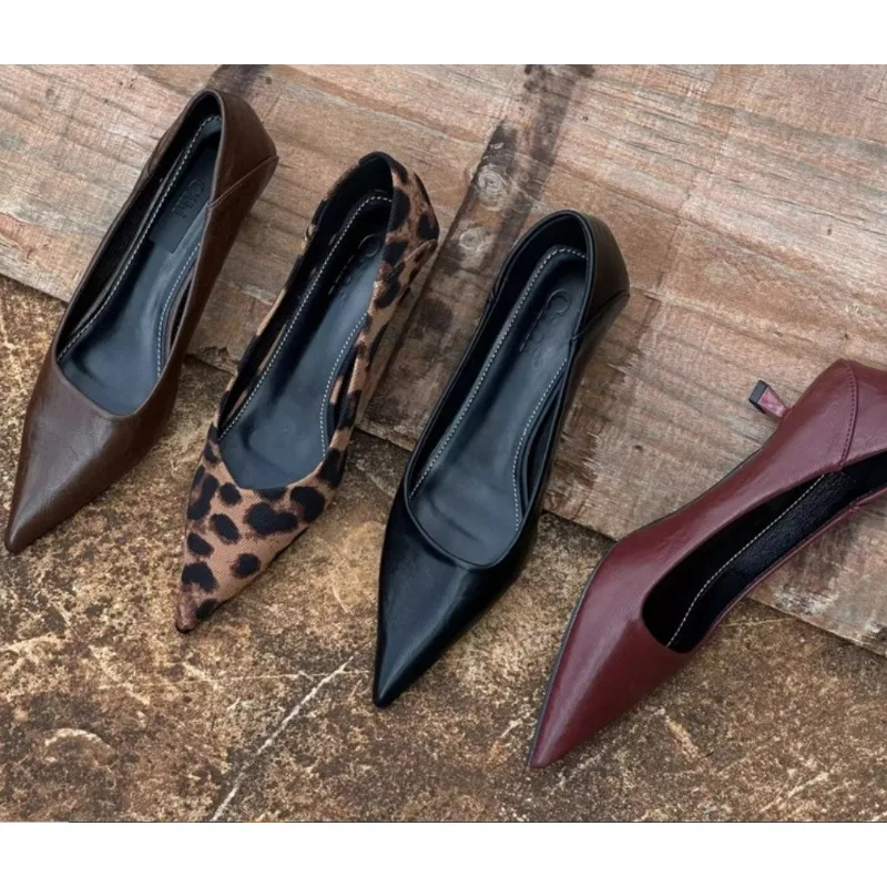 Women'S Fashion Footwear - 2024 여성 섹시한 하이힐 부르고뉴 누드