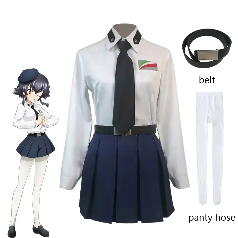 Pleated Skirt Women - Anime GIRLS und PANZER Anzio 고등학교