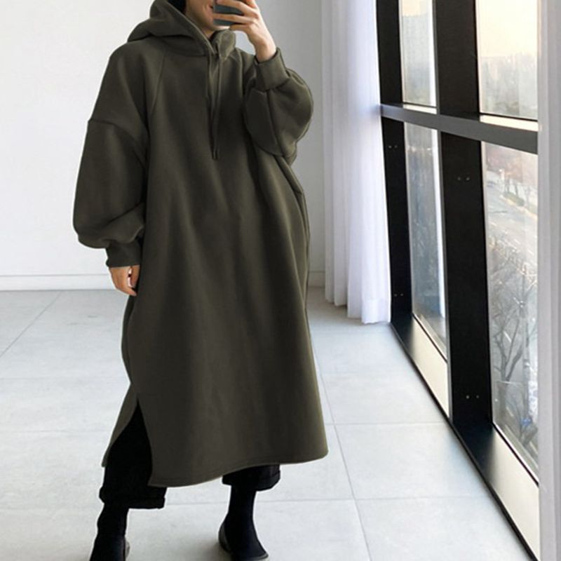 Women'S Fashion Hoodie - 가을과 겨울 150KG 여성 플러스 사이즈
