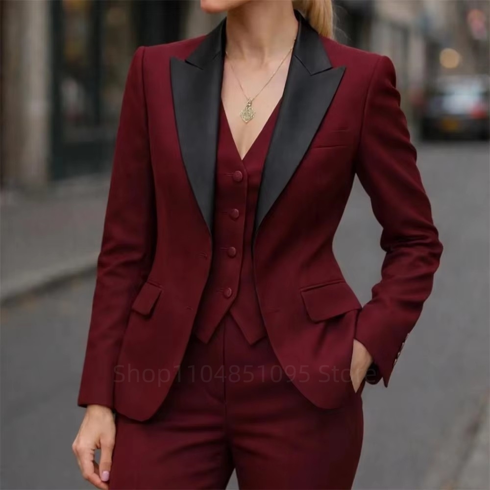 Women'S Fashion Blazer - 패션 여성 정장 블레이저 고품질 3피스