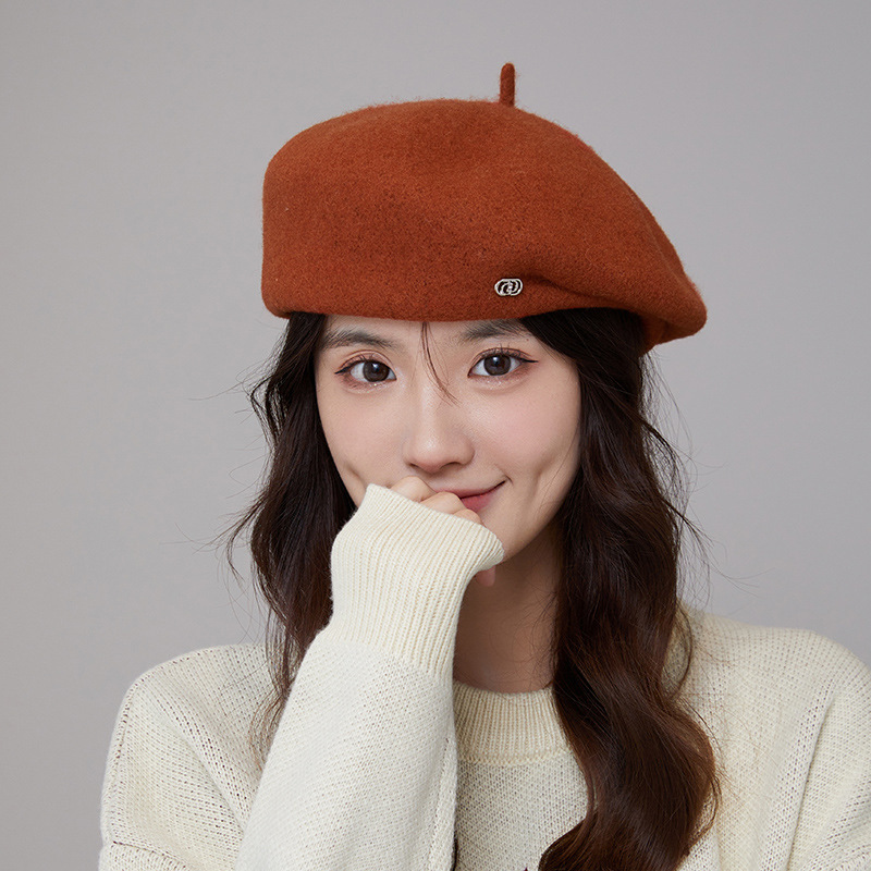 Women'S Fashion Labels - 여성용 겨울 울 베레모, 따뜻한 모자,