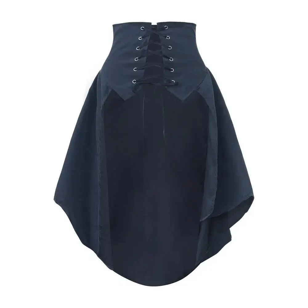 여성용 펑크 테일코트 르네상스 해적 의상 랩 플리츠 스 - Pleated Skirt Women 리뷰 및 가격