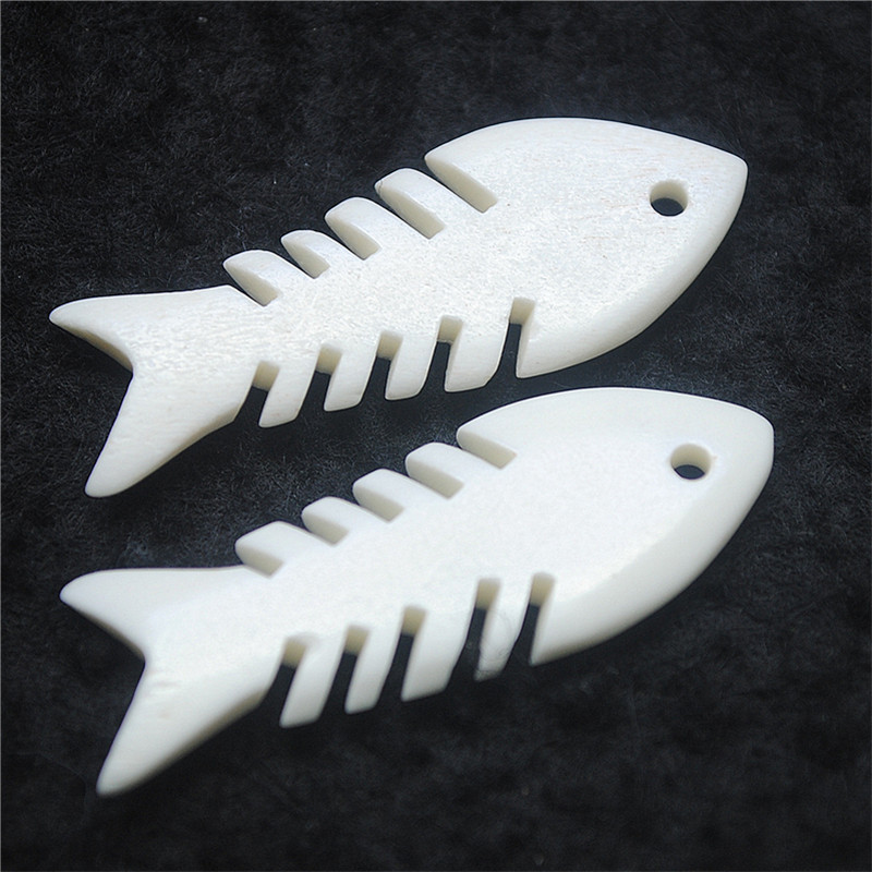 5PCS 새로운 흰색 뼈 펜던트 34X13MM 매력 여 - Women Fashion Nz 리뷰 및 가격