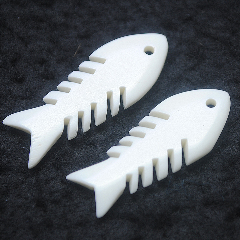 5PCS 새로운 흰색 뼈 펜던트 34X13MM 매력 여 - Women Fashion Nz 리뷰 및 가격