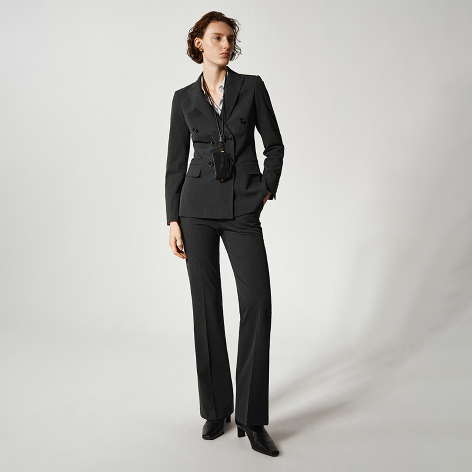 올링젤틀 여성 팬츠슈트 2피스 세트 더블 브레스티드 여 - Women'S Fashion Blazer 리뷰 및 가격