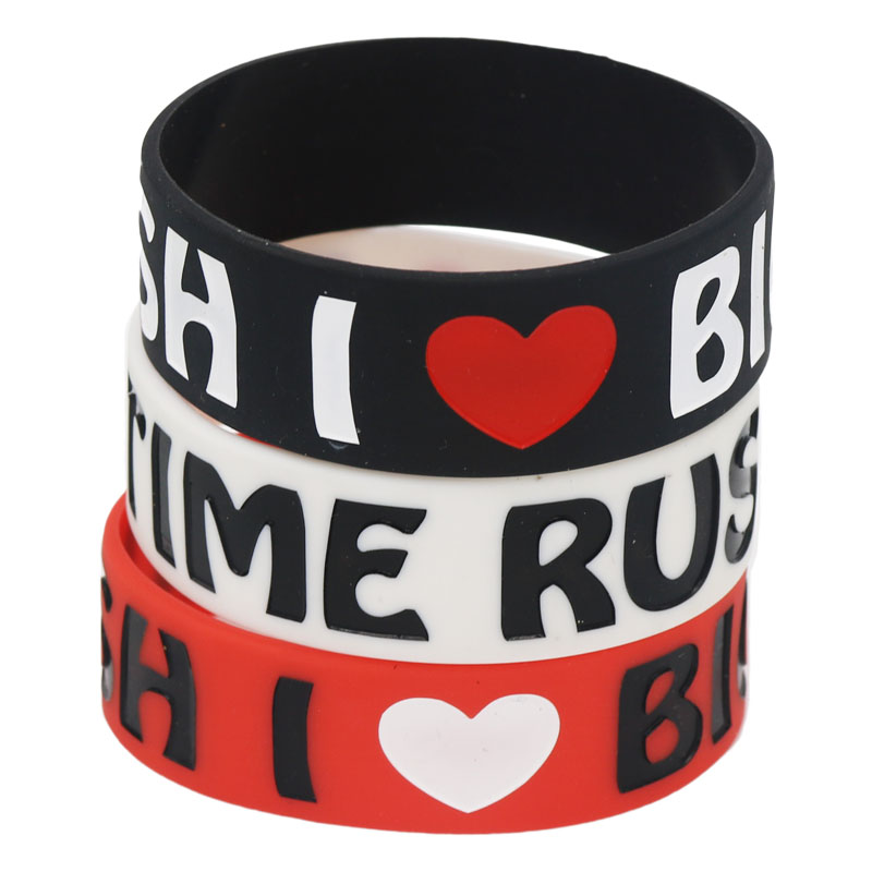 I Love Big Time Rush 실리콘 손목 밴드 - Women Fashion Now 리뷰 및 가격