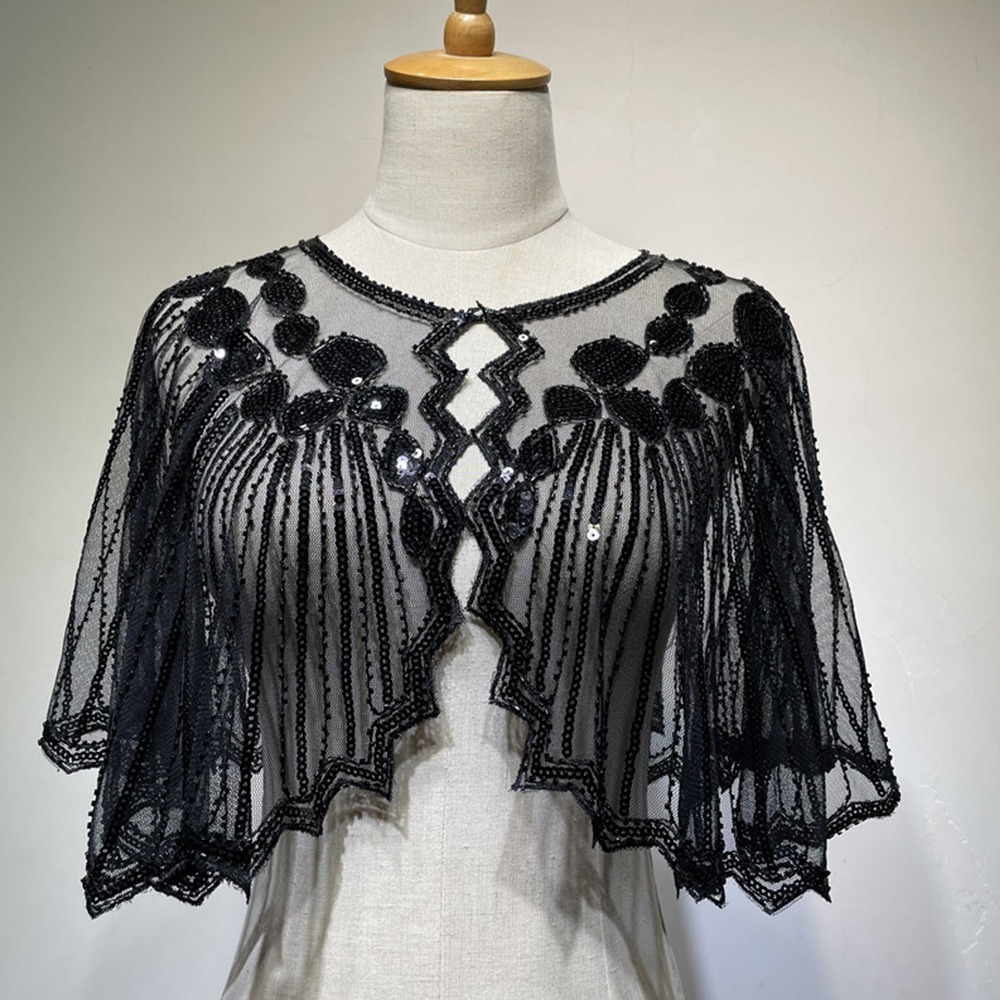 1920년대 여성 플래퍼 숄 파티 숄 스팽글 데코 숄  - Women'S Fashion Of The 1920S 리뷰 및 가격