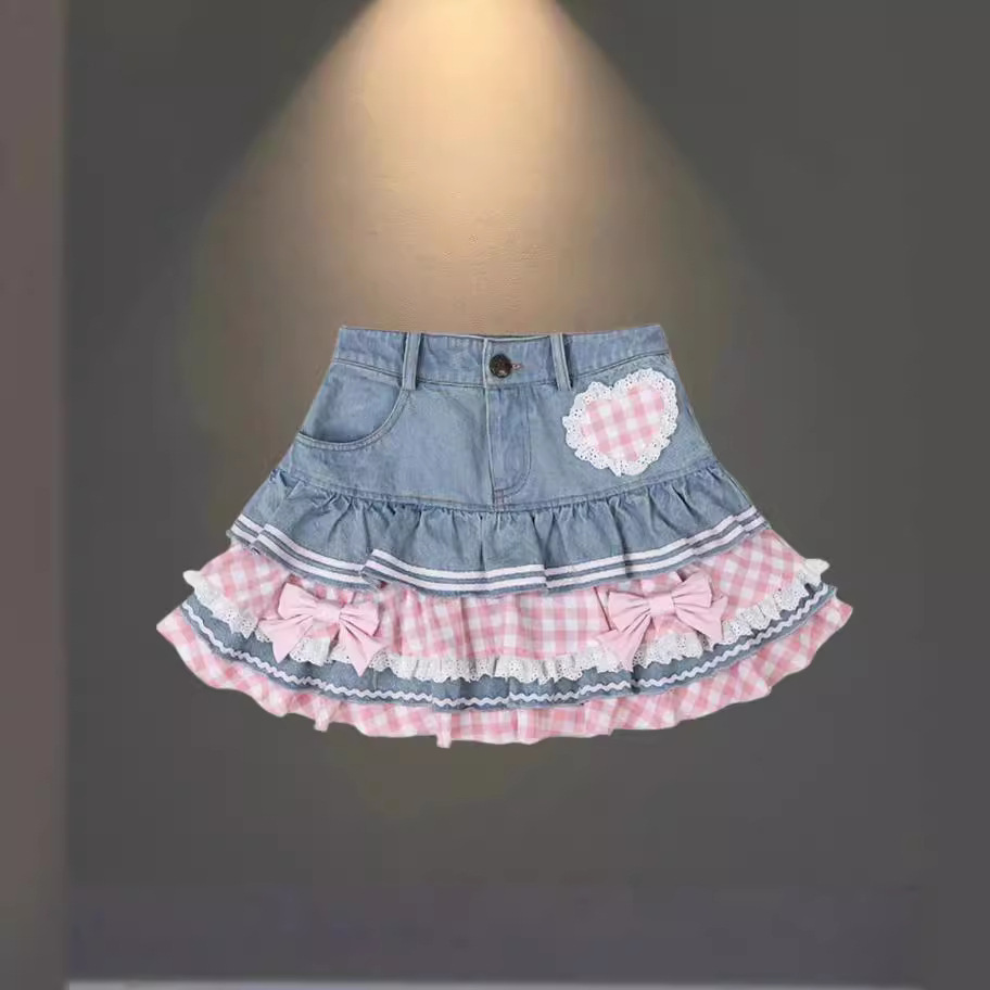 여성용 2026 신상 여름 핑크 프리미엄 플리츠 데님  - Pleated Skirt Women 리뷰 및 가격