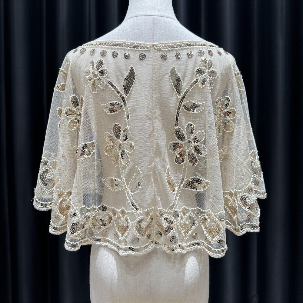 새로운 1920년대 스타일 숄더 숄 반짝이는 꽃무늬 스 - Women'S Fashion Of The 1920S 리뷰 및 가격