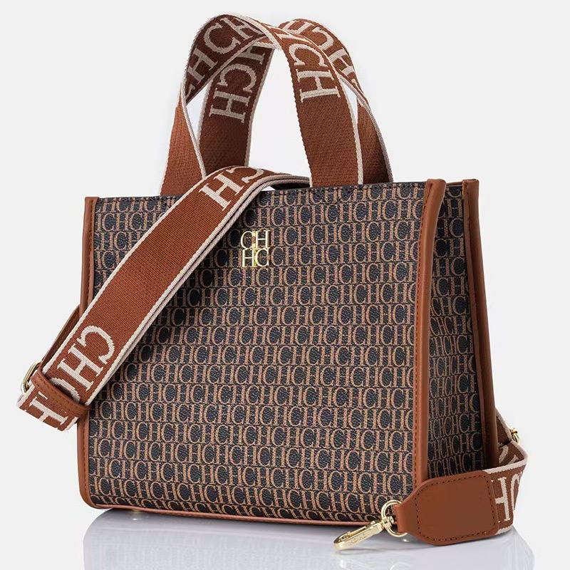 CH 패션 모노그램 프린트 고품질 메탈 로고 캐주얼 라 - Women Fashion Brand Logo 리뷰 및 가격