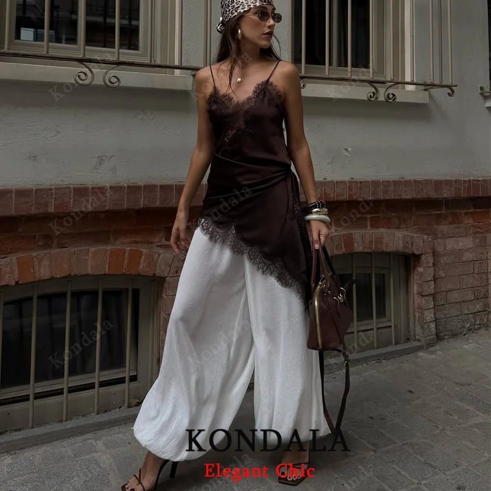 KONDALA 여성 다용도 레이스 미니 드레스 비대칭  - Women'S Fashion Trends Fall 2025 리뷰 및 가격