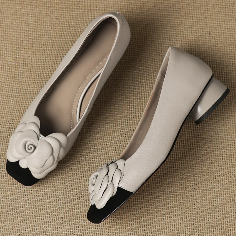 플러스 사이즈 34-41 여성용 양가죽 믹스 컬러 패치 - Women'S Fashion Line 리뷰 및 가격