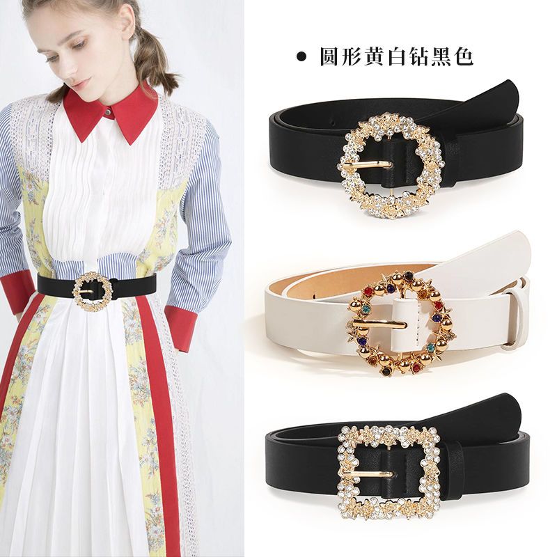 라인스톤 버클 벨트 서부 스타일 허리 조임끈 스웨터 및 - Women'S Fashion Trends Fall 2025 리뷰 및 가격
