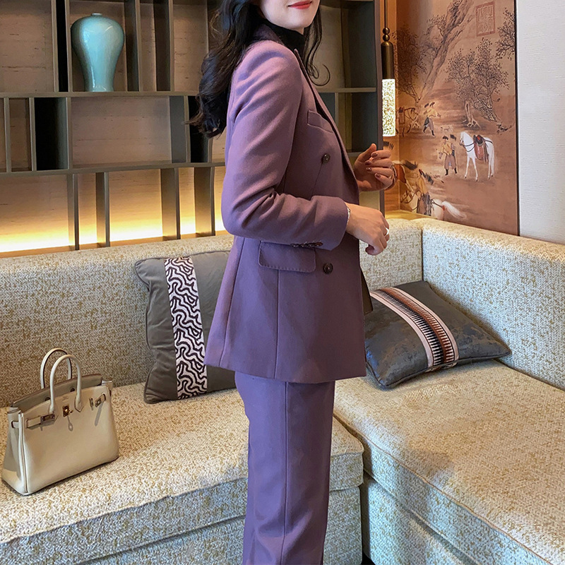 Allingentle Purple 여성용 정장 팬츠슈트 - Women'S Fashion Blazer 리뷰 및 가격