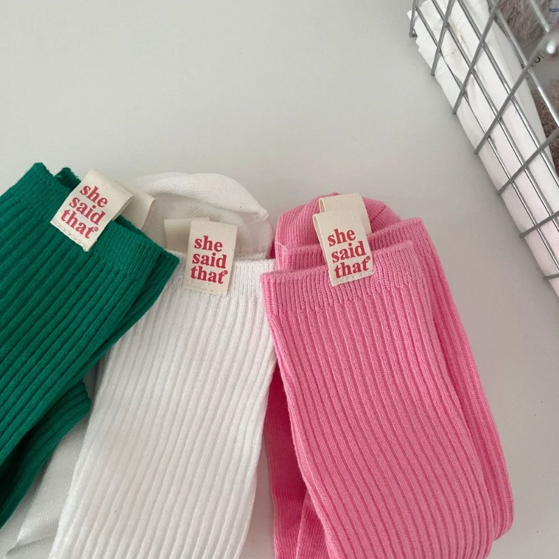 일본 복고풍 천 라벨 그녀가 말한 여성용 양말 봄 여름 - Women'S Fashion Labels 리뷰 및 가격