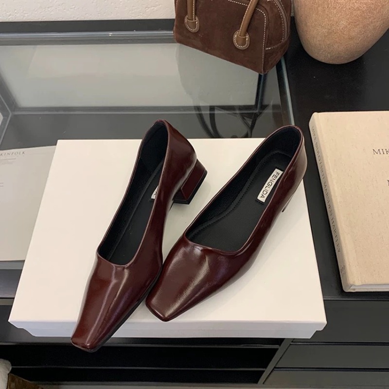 2026 새로운 패션 하이힐 여성 스퀘어 토 펌프스 우 - Women'S Fashion Footwear 리뷰 및 가격
