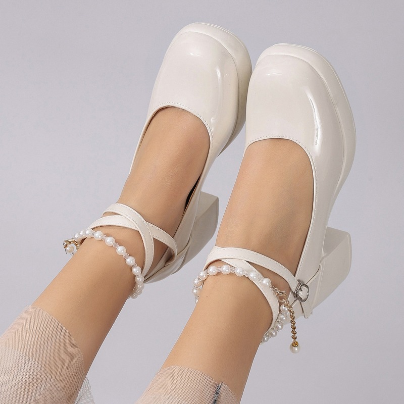 새로운 여성 펌프스 슈즈 패션 크로스 스트랩 여성용 얕 - Women'S Fashion Footwear 리뷰 및 가격