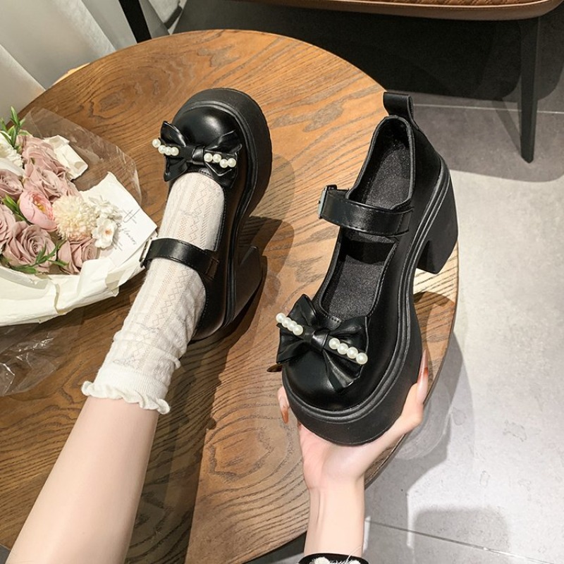 2026 로리타 슈즈 블랙 슈퍼 하이힐 메리 제인 슈즈 - Women'S Fashion Footwear 리뷰 및 가격