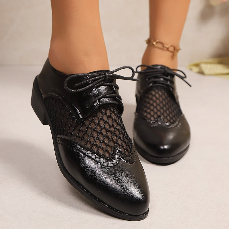 2025 여성 신발 가죽 고무 솔리드 레저 레이스업 로 - Women'S Fashion Footwear 리뷰 및 가격