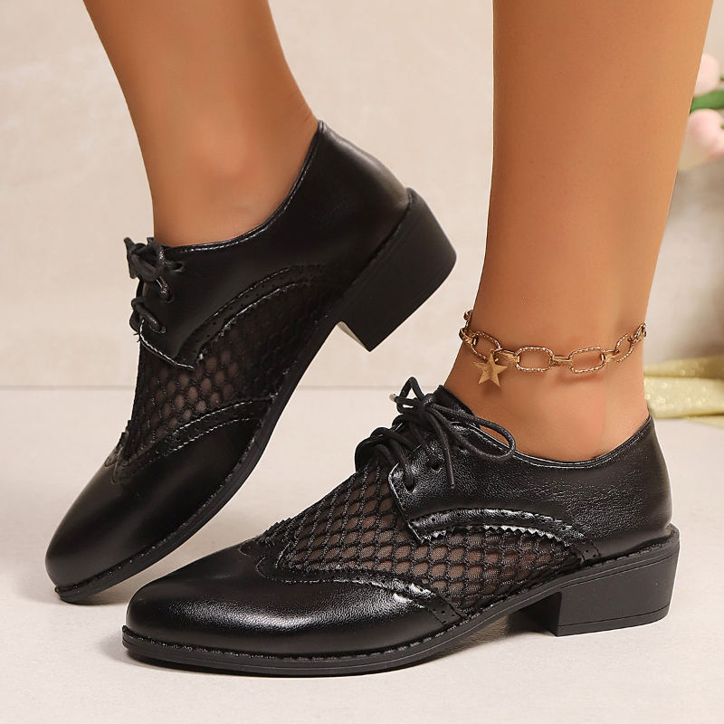 2025 여성 신발 가죽 고무 솔리드 레저 레이스업 로 - Women'S Fashion Footwear 리뷰 및 가격