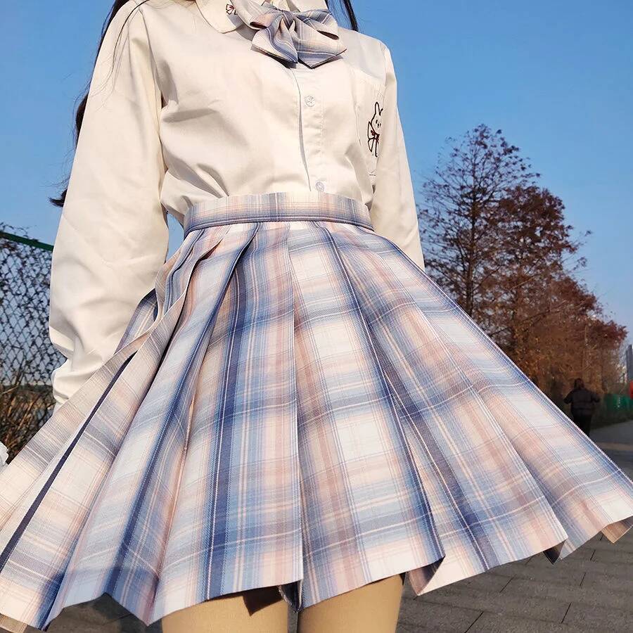 여성 Jk 미니 스커트 일본 하이 웨이스트 학생 교복  - Pleated Skirt Women 리뷰 및 가격