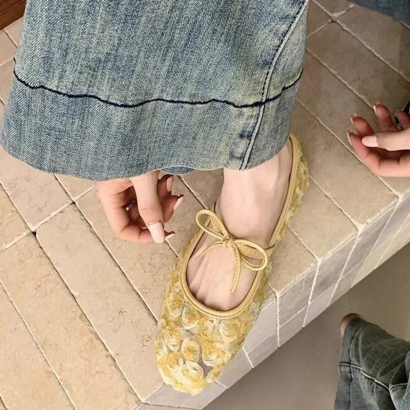 부드러운 뉴 차이니즈 로즈 메쉬 메리제인 슈즈 2026 - Women'S Fashion Footwear 리뷰 및 가격