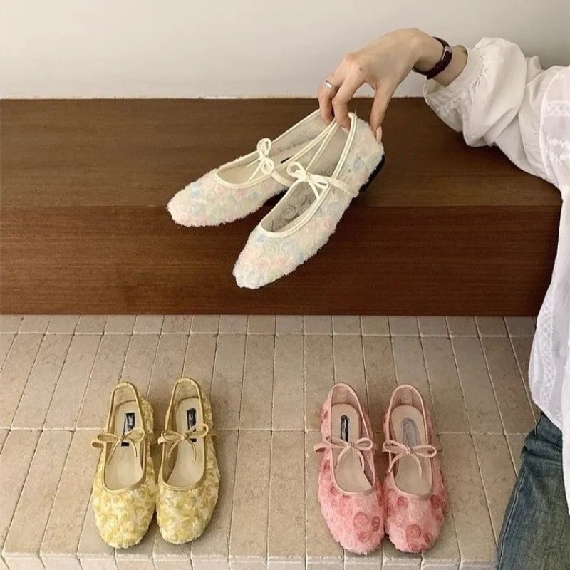 부드러운 뉴 차이니즈 로즈 메쉬 메리제인 슈즈 2026 - Women'S Fashion Footwear 리뷰 및 가격