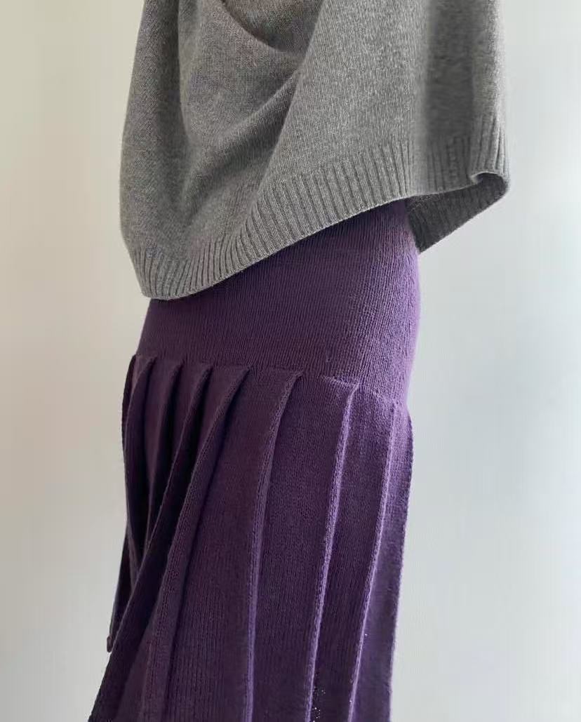 하이웨이스트 슬리밍 다용도 레트로 플리츠 스커트 여성용 - Pleated Skirt Women 리뷰 및 가격
