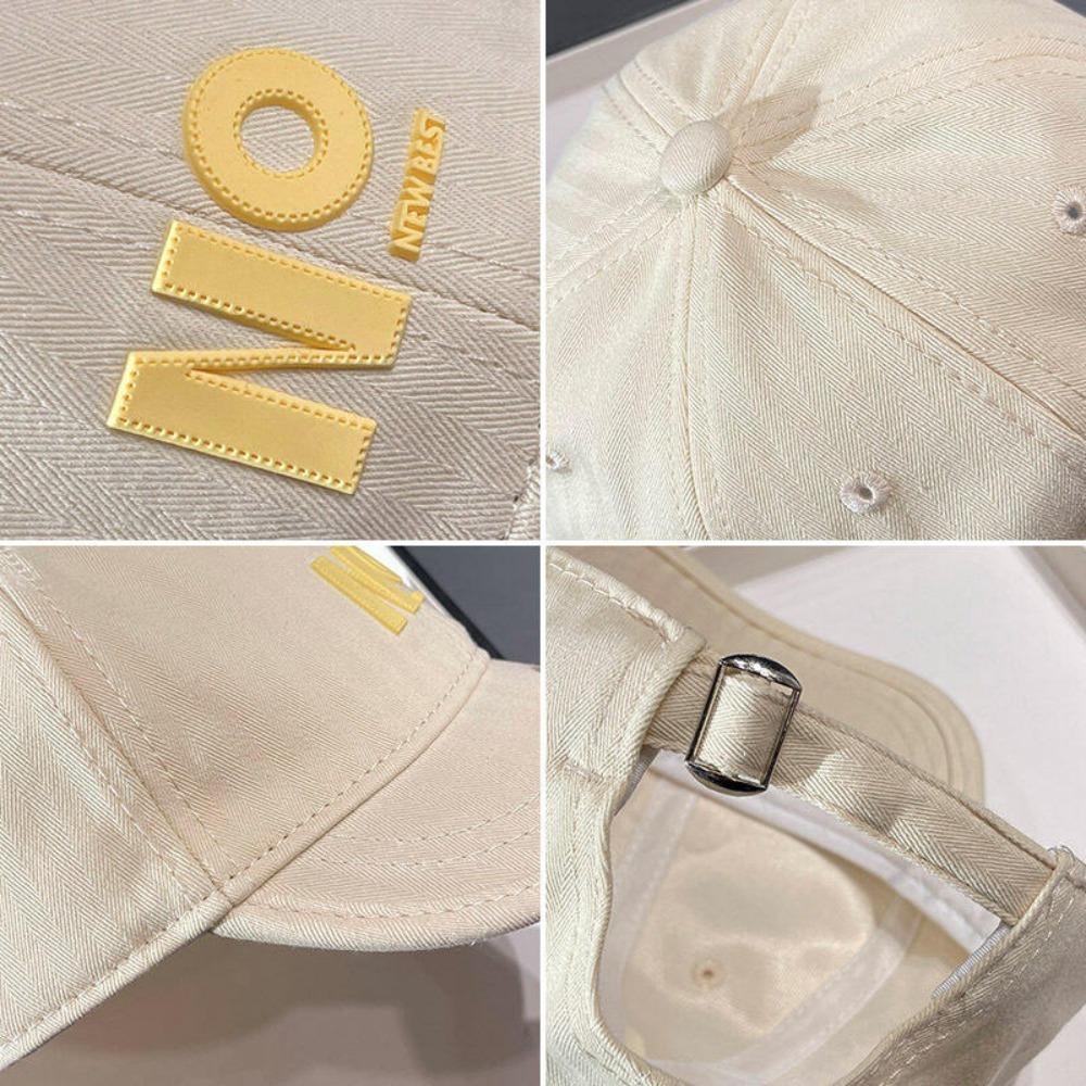 간단한 라벨 짧은 챙 야구 모자 남성 여성 야외 캠핑  - Women'S Fashion Labels 리뷰 및 가격