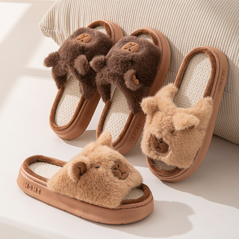 헴프 카툰 여성 슬리퍼 홈 플랫 캐주얼 봄 여름 럭셔리 - Women'S Fashion Footwear 리뷰 및 가격