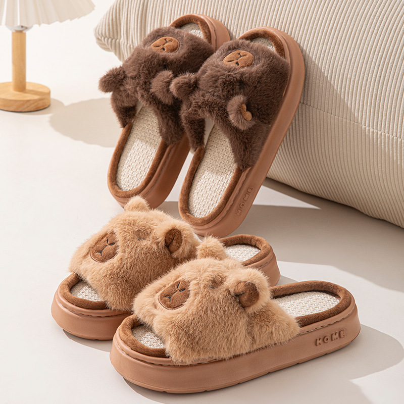 헴프 카툰 여성 슬리퍼 홈 플랫 캐주얼 봄 여름 럭셔리 - Women'S Fashion Footwear 리뷰 및 가격