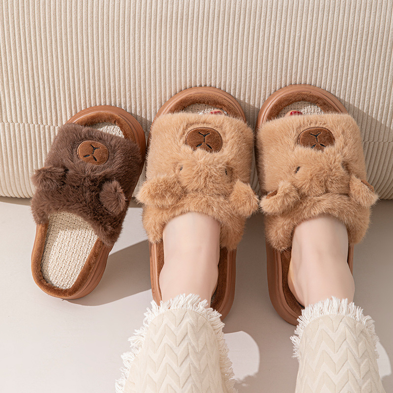 헴프 카툰 여성 슬리퍼 홈 플랫 캐주얼 봄 여름 럭셔리 - Women'S Fashion Footwear 리뷰 및 가격