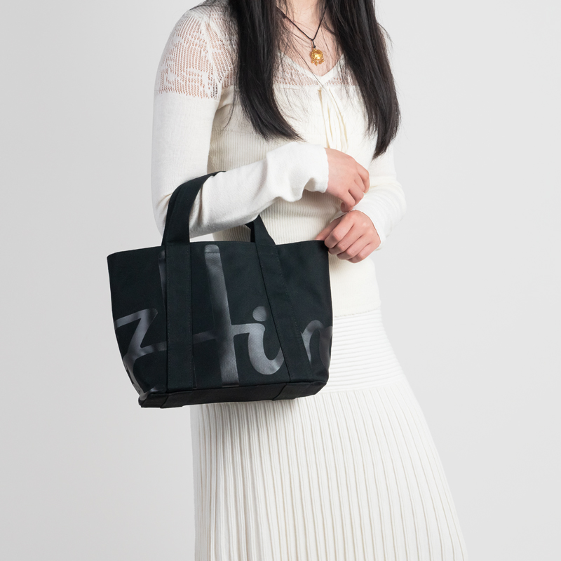 트렌디 브랜드 여성용 코튼 로고 토트백, 튼튼하고 재사 - Women Fashion Brand Logo 리뷰 및 가격