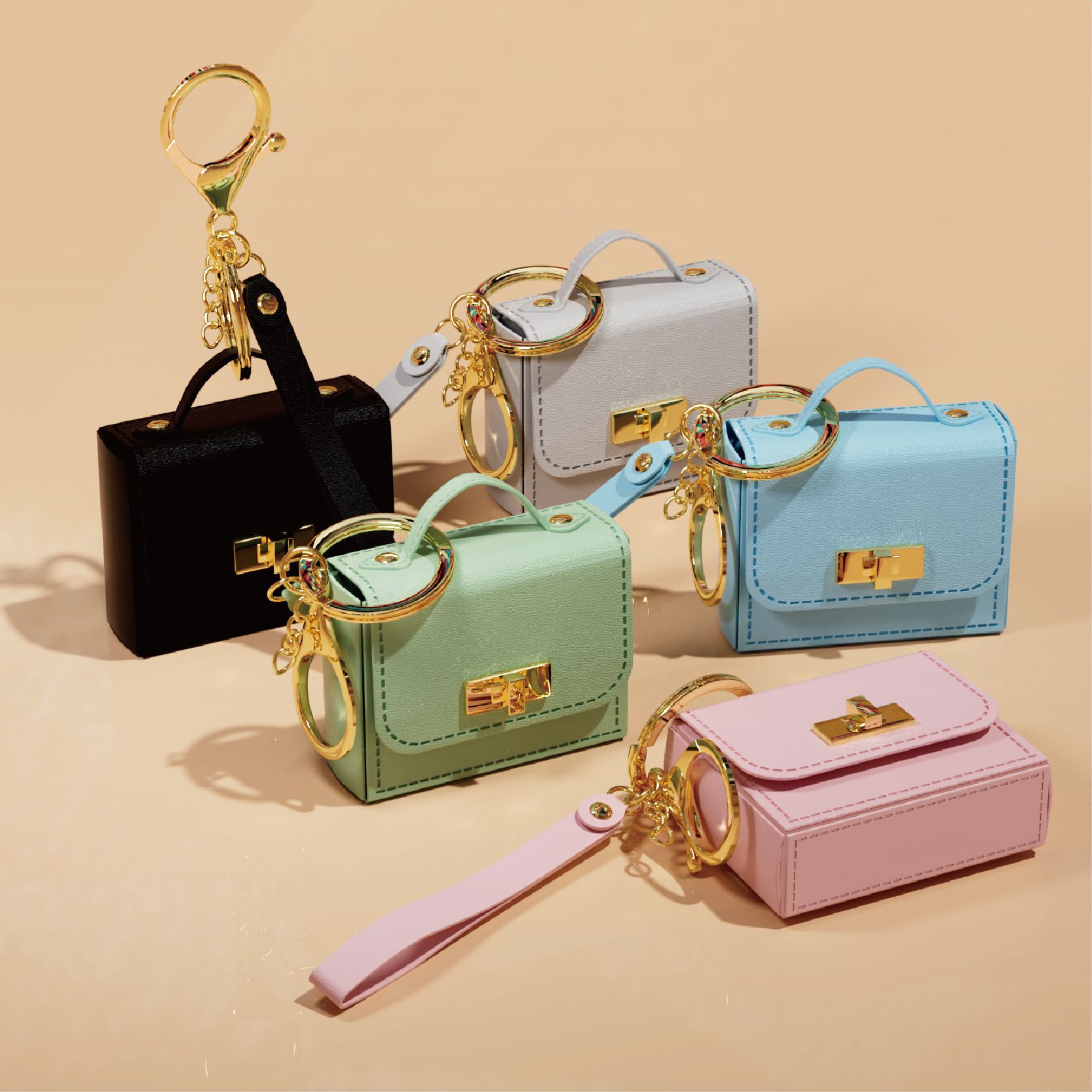 여성용 미니 키체인 파우치 가죽 손잡이 스트랩 동전 지 - Women'S Ysl Fashion 리뷰 및 가격