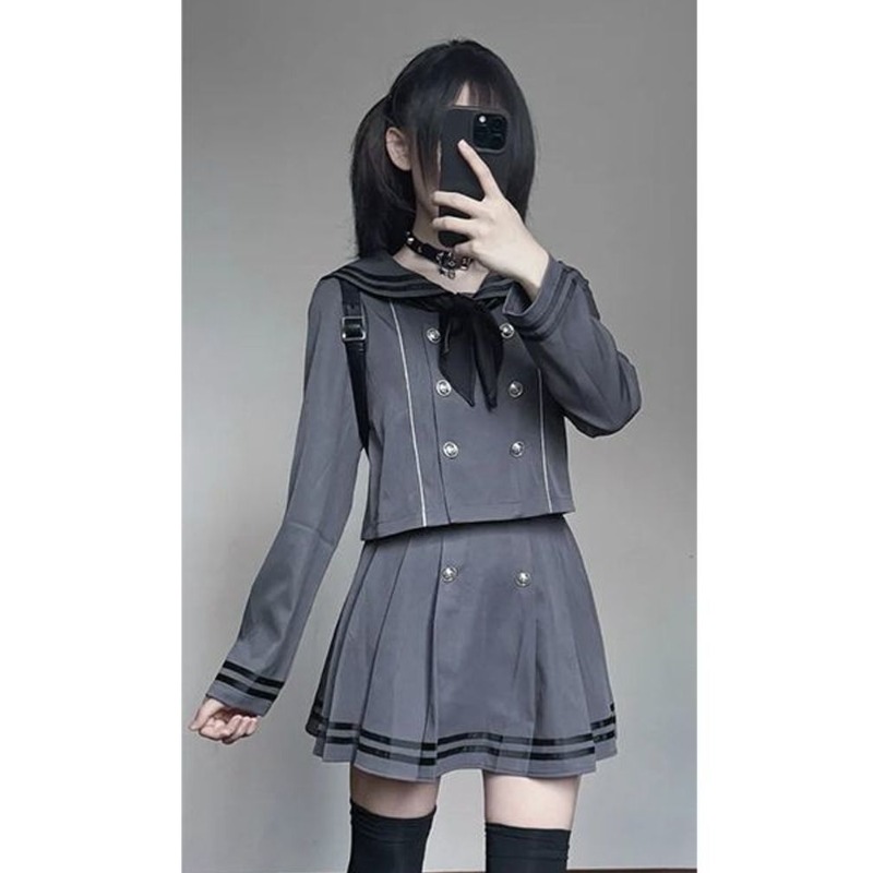 일본 서브컬쳐 레트로 코스프레 의상 세일러복 JK 유니 - Pleated Skirt Women 리뷰 및 가격